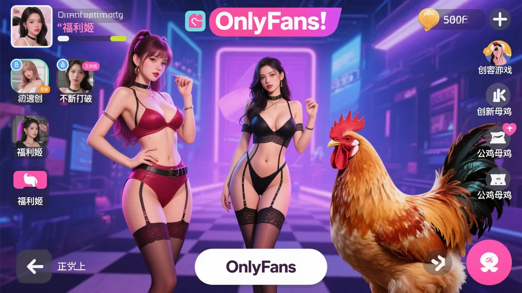 公鸡母鸡猜不停！福利姬带你玩转《OnlyFans》擦边新游！