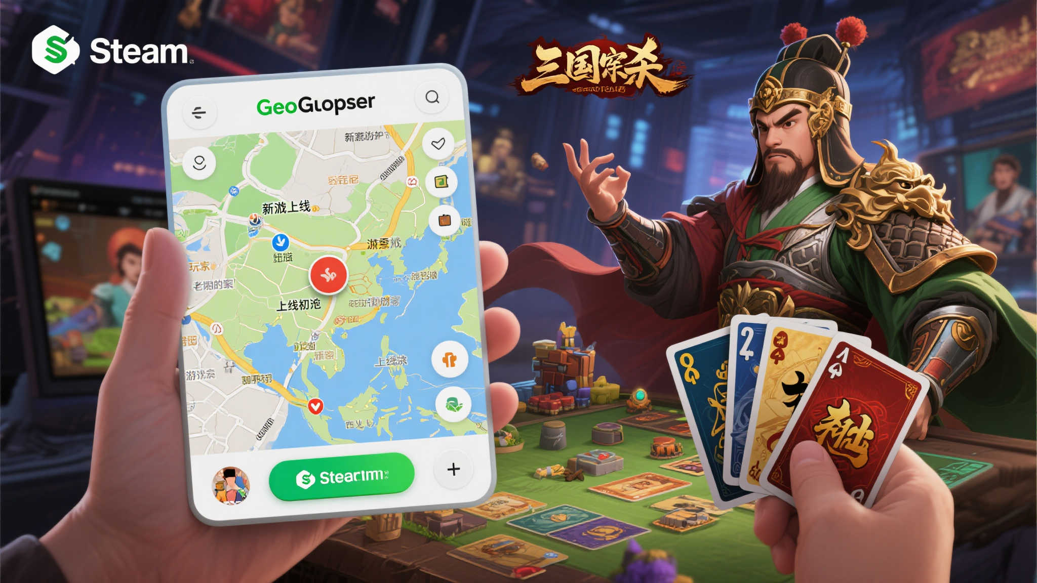 《三国杀》面临挑战?Steam新作《GeoGuessr》上线即遭差评风暴 《三国杀》面临挑战?Steam新作《GeoGuessr》上线即遭差评风暴